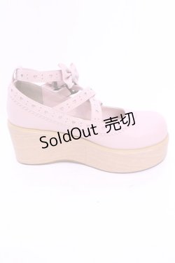 画像8: metamorphose / 木底風リボンシューズ M ピンク O-25-11-21-1021-ME-SH-OW-OS