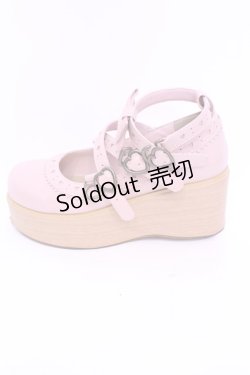 画像9: metamorphose / 木底風リボンシューズ M ピンク O-25-11-21-1021-ME-SH-OW-OS