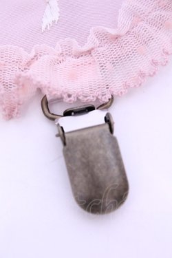 画像3: PINK HOUSE / パラソル刺繍ワッペン付きたくし上げクリップ  ピンク O-25-11-21-1003-LO-ZA-IG-OS