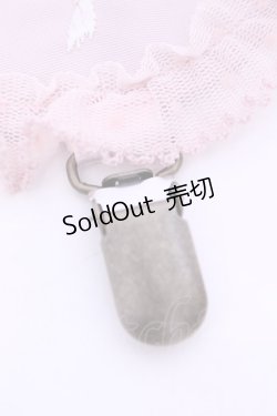 画像3: 【SALE】PINK HOUSE / パラソル刺繍ワッペン付きたくし上げクリップ  ピンク O-25-11-21-1003-LO-ZA-IG-ZT271