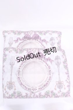 画像1: Enchantlic Enchantilly / すみれの花園でお茶会ランチョンマット  ラベンダー O-25-11-21-1028-LO-ZA-OW-OS