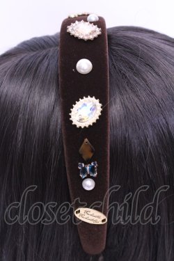 画像2: Enchantlic Enchantilly / 宝石箱カチューシャ  ブラウン O-25-11-21-1029-LO-AC-OW-OS