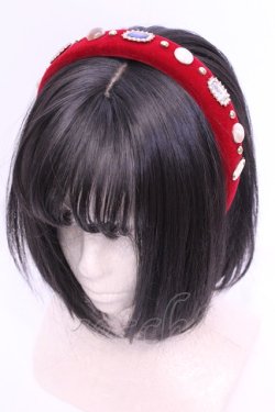 画像1: Enchantlic Enchantilly / 宝石箱カチューシャ  ワイン O-25-11-21-1030-LO-AC-OW-OS