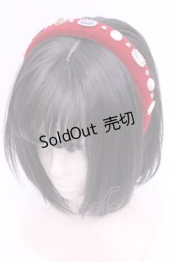 画像1: Enchantlic Enchantilly / 宝石箱カチューシャ  ワイン O-25-11-21-1030-LO-AC-OW-OS