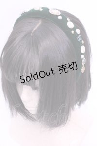 Enchantlic Enchantilly / 宝石箱カチューシャ  グリーン O-25-11-21-1033-LO-AC-OW-OS