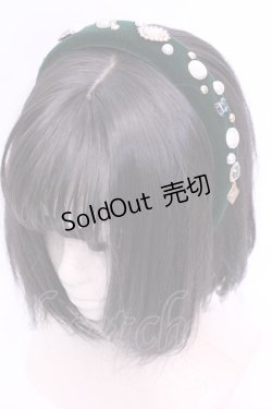 画像1: Enchantlic Enchantilly / 宝石箱カチューシャ  グリーン O-25-11-21-1033-LO-AC-OW-OS