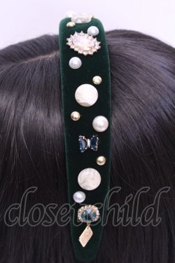 画像2: Enchantlic Enchantilly / 宝石箱カチューシャ  グリーン O-25-11-21-1033-LO-AC-OW-OS