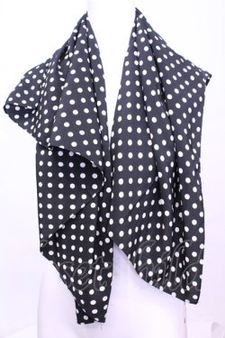 画像1: INGEBORG / ドットストール  クロ×シロ O-25-11-21-1036-LO-ZA-OW-OS