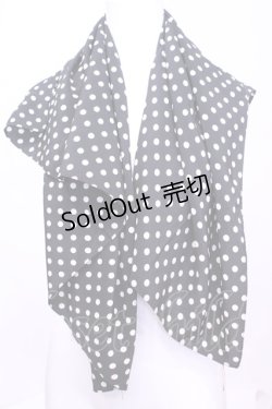 画像1: INGEBORG / ドットストール  クロ×シロ O-25-11-21-1036-LO-ZA-OW-OS