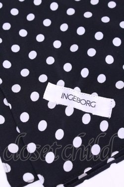 画像2: INGEBORG / ドットストール  クロ×シロ O-25-11-21-1036-LO-ZA-OW-OS