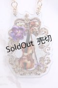 Enchantlic Enchantilly / すみれのヴァイオリンネックレス  アイボリー系 O-25-11-21-1038-LO-AC-OW-OS