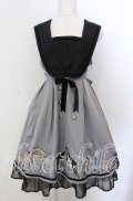 Amavel / Starry Bear Circusジャンパースカート  グレー×クロ O-25-11-21-007-CA-OP-IG-OS