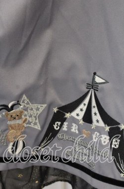 画像2: Amavel / Starry Bear Circusジャンパースカート  グレー×クロ O-25-11-21-007-CA-OP-IG-OS