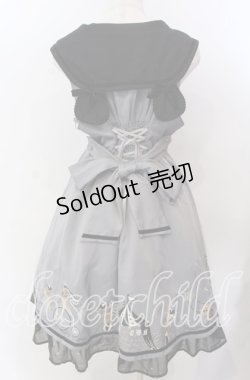 画像4: Amavel / Starry Bear Circusジャンパースカート  グレー×クロ O-25-11-21-007-CA-OP-IG-OS