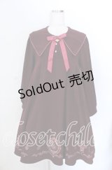 Amavel / Magical Candy Aラインワンピース  ワイン O-25-11-21-008-CA-OP-IG-OS