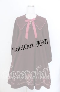 Amavel / Magical Candy Aラインワンピース  ワイン O-25-11-21-008-CA-OP-IG-OS