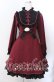 画像1: Amavel / 雪華仔猫チャイナワンピース  ワイン×クロ O-25-11-21-009-CA-OP-IG-OS (1)