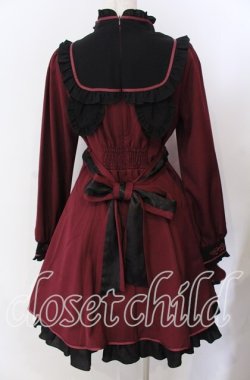 画像5: Amavel / 雪華仔猫チャイナワンピース  ワイン×クロ O-25-11-21-009-CA-OP-IG-OS