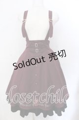 Amavel / Vampire Nightmareスカート  ワイン O-25-11-21-010-CA-SK-IG-OS