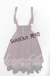 Amavel / Vampire Nightmareスカート  ワイン O-25-11-21-010-CA-SK-IG-OS