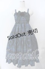 ALICE and the PIRATES / アリスのトランプタータン柄ジャンパースカートII  グリーン O-25-11-21-002-PA-OP-OW-OS