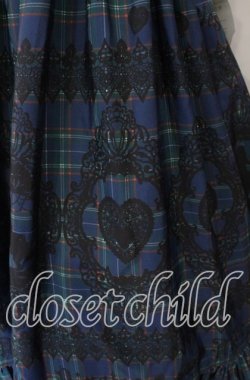 画像2: ALICE and the PIRATES / アリスのトランプタータン柄ジャンパースカートII  グリーン O-25-11-21-002-PA-OP-OW-OS