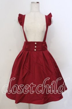 画像1: Amavel / フリルサススカート  アカ O-25-11-21-014-CA-JA-IG-OS