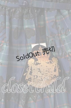 画像4: ALICE and the PIRATES / アリスのトランプタータン柄ジャンパースカートII  グリーン O-25-11-21-002-PA-OP-OW-OS