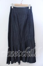 画像1: 【SALE】axes femme / クルミ釦付デニムスカート Ｆ インディゴ O-25-11-21-021-AX-SK-IG-ZT108 (1)
