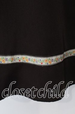 画像2: axes femme / テープ使いギャザースカート  ブラウン O-25-11-21-022-AX-SK-IG-OS