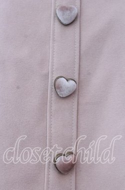 画像2: Secret Honey / ハートボタンスカート  ピンク O-25-11-21-023-CA-SK-IG-OS