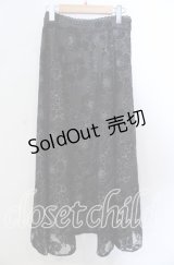 axes femme / オーガンジーフレアスカート F クロ O-25-11-21-026-AX-SK-OW-OS