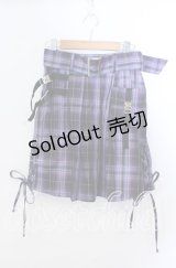 axes femme POETIQUE / ミリタリースカート M パープル O-25-11-21-027-AX-SK-OW-OS