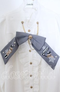 画像2: Amavel / Starry Bear Circus ブラウス  オフ×グレー O-25-11-21-030-CA-BL-IG-OS