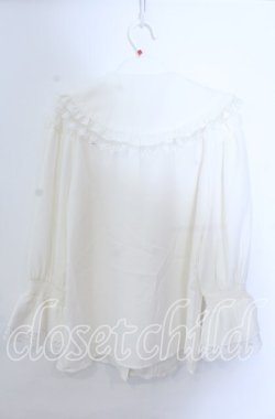 画像3: Amavel / Classique Dolly Ribbonレースジャボブラウス  オフ×ピンク O-25-11-21-031-CA-BL-IG-OS