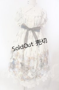 ALICE and the PIRATES / Victorian tear bottle柄ワンピース  キナリ O-25-11-22-022-PA-OP-OW-OS
