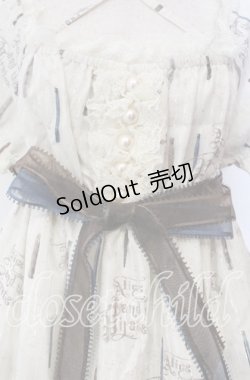画像2: ALICE and the PIRATES / Victorian tear bottle柄ワンピース  キナリ O-25-11-22-022-PA-OP-OW-OS