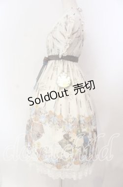 画像4: ALICE and the PIRATES / Victorian tear bottle柄ワンピース  キナリ O-25-11-22-022-PA-OP-OW-OS