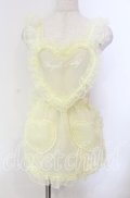 Angelic Pretty / Heart Fairyフリルエプロン  イエロー O-25-11-22-023-AP-TO-OW-OS