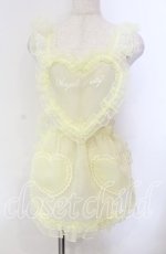 画像1: Angelic Pretty / Heart Fairyフリルエプロン  イエロー O-25-11-22-023-AP-TO-OW-OS (1)