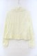 画像4: Angelic Pretty / ロゴ刺繍レースジャボブラウス  イエロー O-25-11-22-030-AP-BL-IG-OS (4)