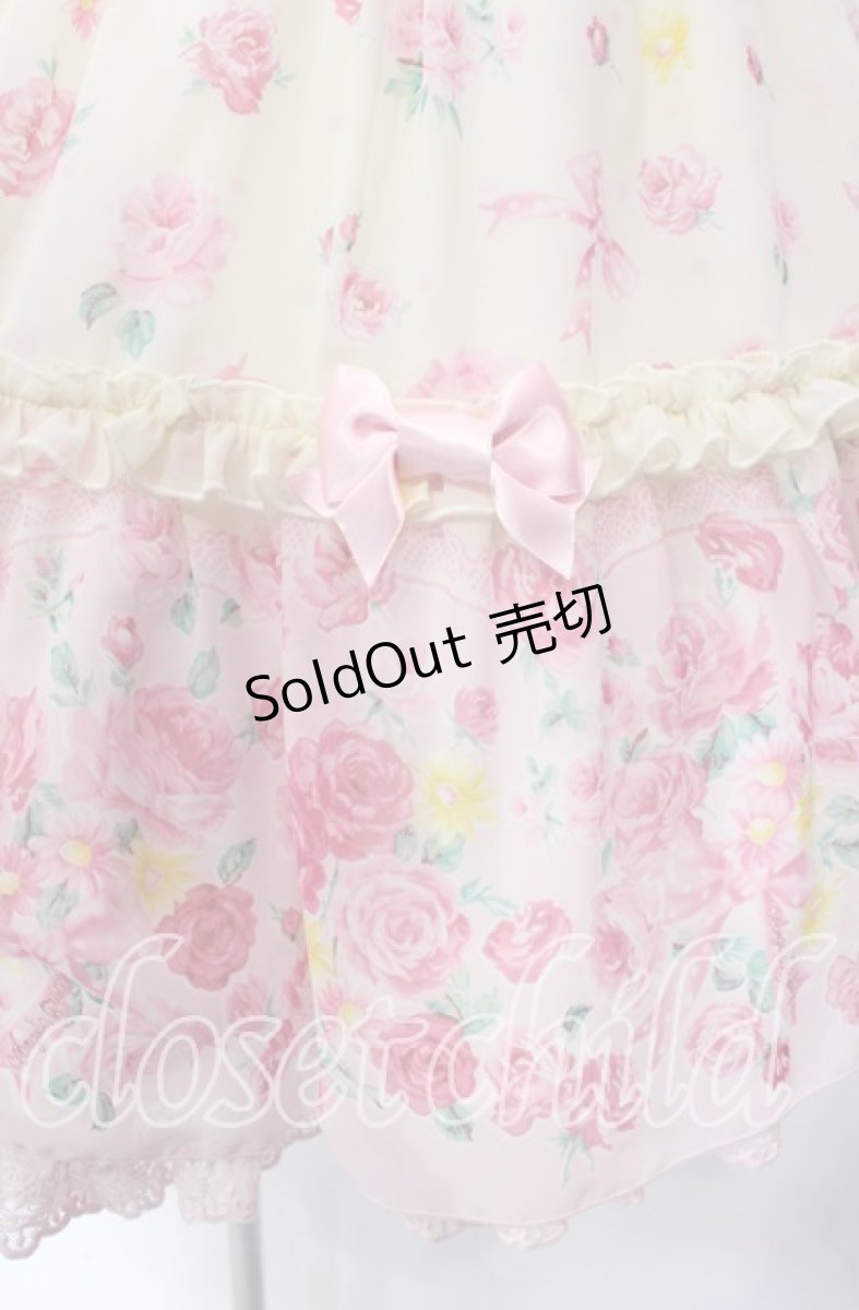 画像3: Angelic Pretty / Powder Rose胸リボンジャンパースカート  アイボリー O-25-11-22-004-AP-OP-IG-OS (3)
