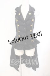 ALICE and the PIRATES / フィヨルドベストII  ブラック×ゴールド O-25-11-22-033-PA-JA-IG-OS