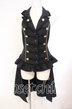 画像1: ALICE and the PIRATES / フィヨルドベストII  ブラック×ゴールド O-25-11-22-033-PA-JA-IG-OS