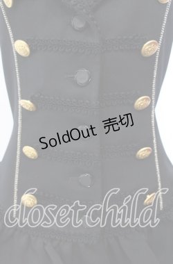 画像2: ALICE and the PIRATES / フィヨルドベストII  ブラック×ゴールド O-25-11-22-033-PA-JA-IG-OS