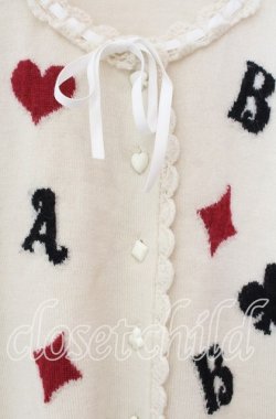 画像2: BABY,THE STARS SHINE BRIGHT / トランプアリスカーディガン  アイボリー O-25-11-22-034-BA-TO-IG-OS