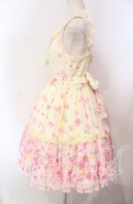 画像4: Angelic Pretty / Powder Rose胸リボンジャンパースカート  アイボリー O-25-11-22-004-AP-OP-IG-OS (4)