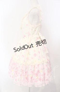 画像4: Angelic Pretty / Powder Rose胸リボンジャンパースカート  アイボリー O-25-11-22-004-AP-OP-IG-OS