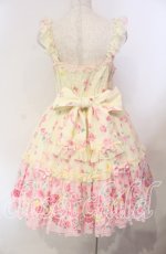 画像5: Angelic Pretty / Powder Rose胸リボンジャンパースカート  アイボリー O-25-11-22-004-AP-OP-IG-OS (5)