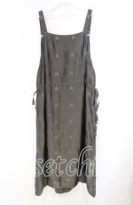 画像3: Jane Marple / British jacquard apron dress ドレス Ｍ カーキグリーン O-25-11-22-039-JM-OP-IG-ZT098 (3)